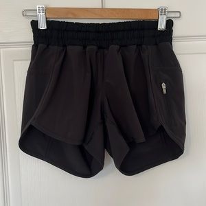 Women’s Lululemon Tracker Shorts.